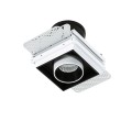 Oczko wpuszczane sufitowe Novum Trimless Single 3000K  GL7119-1/12W 3000K WH+BL Italux