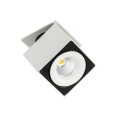 Oczko wpuszczane sufitowe Sevilla Square Recessed 3000K  SL7562/28W 3000K WH+BL Italux