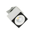 Oczko wpuszczane sufitowe Sevilla Square Recessed 3000K  SL7562/28W 3000K WH+BL Italux