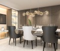 Lampa wisząca Erimida  PND-2244-8A-GD Italux