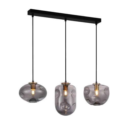 Lampa wisząca Hatella  PND-112038-3-BRO+SG Italux