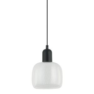 Lampa wisząca Lamezia  PND-67594-1-BK+CL Italux