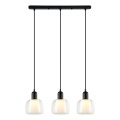 Lampa wisząca Lamezia  PND-67594-3-BK+CL Italux