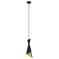 Lampa wisząca Malia  PND-85949-1 BK+GD Italux