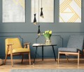 Lampa wisząca Malia  PND-85949-3 BK+GD Italux