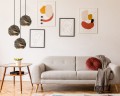 Lampa wisząca Palermo  PND-2424-1S-GR+GD Italux
