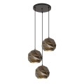 Lampa wisząca Palermo  PND-2424-3S-GR+GD Italux