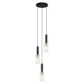 Lampa wisząca Perola  PND-43309-3 BK+BR Italux