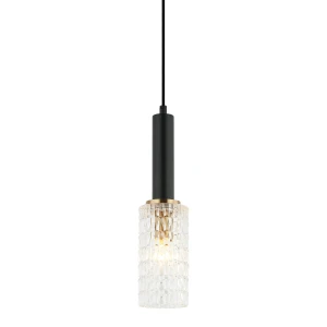 Lampa wisząca Perola  PND-43363-1 BK+BR Italux