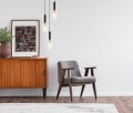 Lampa wisząca Perola  PND-43363-3 BK+BR Italux