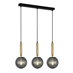 Lampa wisząca Ravena  PND-2324-3L BRO+SG Italux