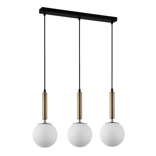 Lampa wisząca Ravena  PND-2324-3L GD+OPA Italux