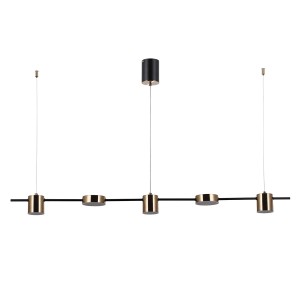 Lampa wisząca Remdal  PND-16374-5-BK-4K Italux