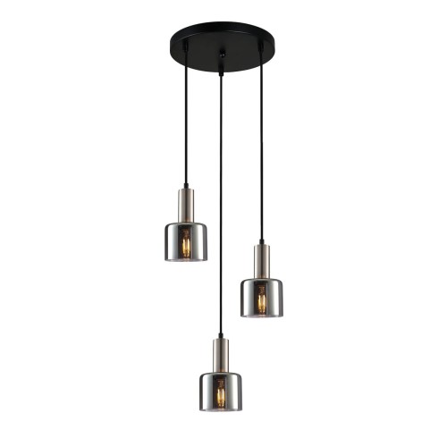 Lampa wisząca Santia  PND-65342-3A-SC+SG Italux