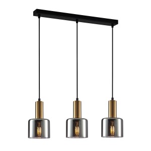 Lampa wisząca Santia  PND-65342-3-BRO+SG Italux