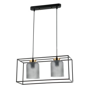 Lampa wisząca Sinella  PND-23231-2-BK+SG Italux