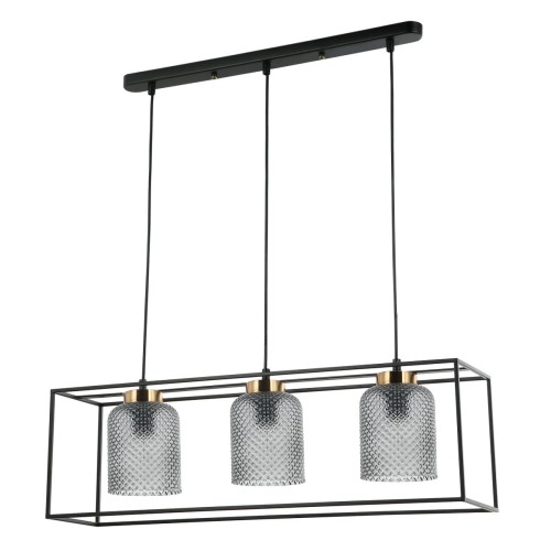 Lampa wisząca Sinella  PND-23231-3-BK+SG Italux