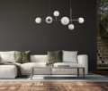 Lampa wisząca Vailante  PND-31221-6B-CH Italux