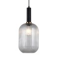 Lampa wisząca Antiola  PND-5588-1L-BK+CL Italux