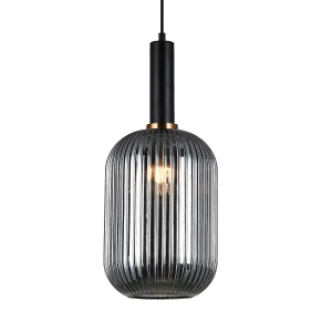 Lampa wisząca Antiola  PND-5588-1L-BK+SG Italux