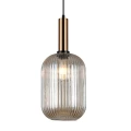 Lampa wisząca Antiola  PND-5588-1L-BRO+AMB Italux