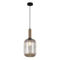 Lampa wisząca Antiola  PND-5588-1L-BRO+AMB Italux