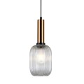 Lampa wisząca Antiola  PND-5588-1M-BRO+CL Italux