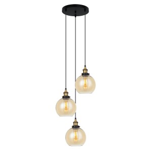 Lampa wisząca Cardena  MDM-4330/3 GD+AMB Italux