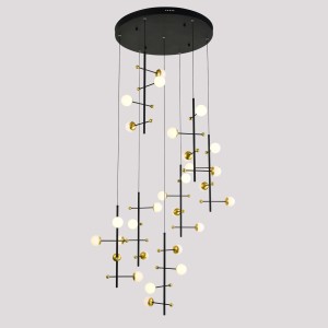 Lampa wisząca Helmond  PND-43883-28 Italux