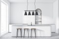 Lampa wisząca Lavare  MD-HN82608-4-BK+WH Italux