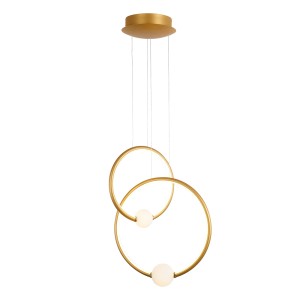 Lampa wisząca Lozanna  PND-20112035-2B-GD Italux