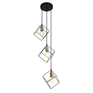 Lampa wisząca Morestel  MDM-4244/3 BK+BRO Italux