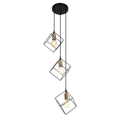 Lampa wisząca Morestel  MDM-4244/3 BK+BRO Italux