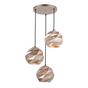 Lampa wisząca Palermo  PND-2424-3S-GD Italux