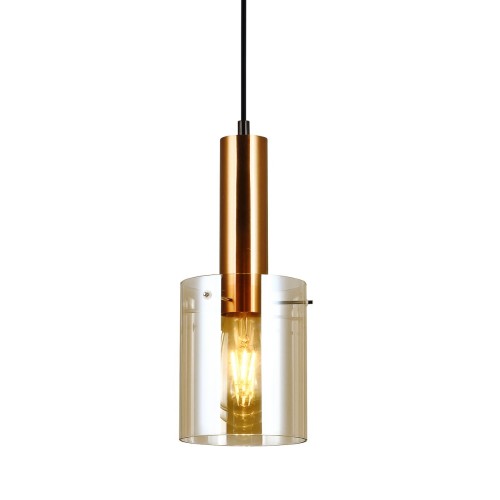 Lampa wisząca Sardo  PND-5581-1-BRO+AMB Italux