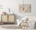 Lampa wisząca Sardo  PND-5581-1-BRO+AMB Italux