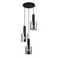 Lampa wisząca Sardo  PND-5581-3A-BK+SG Italux