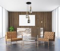 Lampa wisząca Sardo  PND-5581-3A-BRO+SG Italux