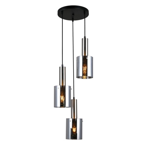 Lampa wisząca Sardo  PND-5581-3A-SC+SG Italux