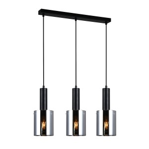 Lampa wisząca Sardo  PND-5581-3-BK+SG Italux