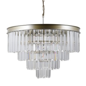 Lampa wisząca Verdes  PND-44372-8-CHMP-GLD Italux