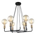 Lampa wisząca Betty  MDM-3901/6 BK+BRO Italux