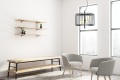 Lampa wisząca Daren  MDM-3937/3 BK Italux