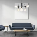 Lampa wisząca Kristy  MDM-3678/6 BK Italux