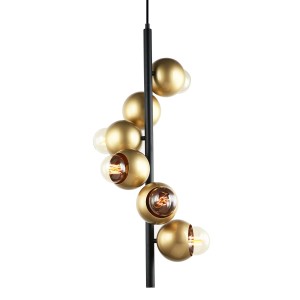 Lampa wisząca Malmo  PEN-5104-6-BKGD Italux