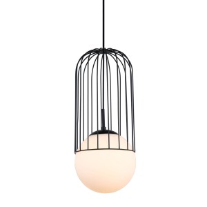 Lampa wisząca Matty  MDM-3940/1 BK Italux