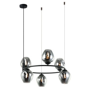 Lampa wisząca Roxane  MDM-4045-6 BK+SG Italux
