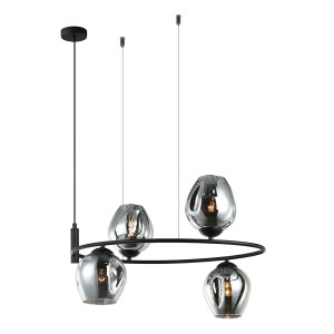 Lampa wisząca Roxane  MDM-4046-4 BK+SG Italux