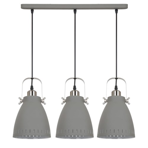 Lampa wisząca Franklin  MD-HN8026S-3-GR+S.NICK Italux