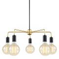 Lampa wisząca Malene  MDM3386/5 BK+GD Italux